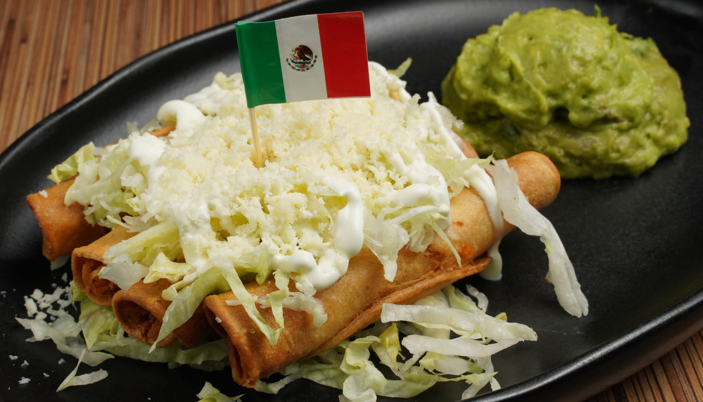 Flautas de Carne o Pollo